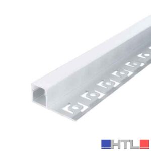 CANALINA PER STRIP LED '5111' 12,1x13x3 mm, Larghezza interna max. 10  mm - Barra 2 mt