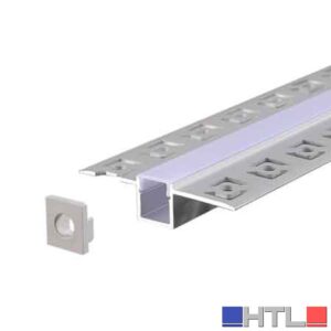 CANALINA PER STRIP LED '5162' 12x13,3 mm - Barra 2 mt