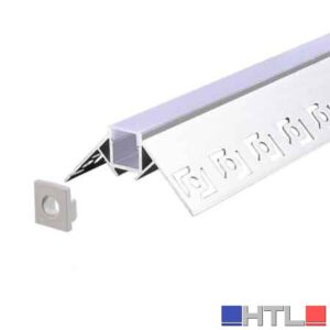 CANALINA PER STRIP LED '5165' 12x22 mm  - Barra 2 mt