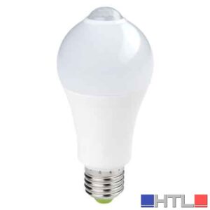 LAMPADA A LED MOD. 'GOCCIA' CON SENSORE DI MOVIMENTO 7W - E27 - 560Lm - 4500K