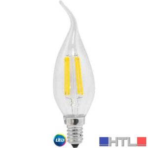 LAMPADA LED A FILAMENTO MOD. 'COLPO DI VENTO'  4W - E14 - 400Lm - 2700K