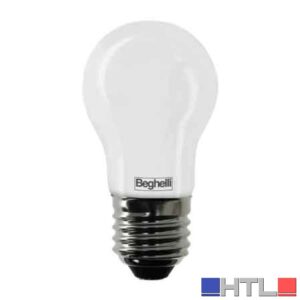 LAMPADA A LED MOD. 'SFERA' TUTTOVETRO E27 BEGHELLI 4W - 460Lm - 3000K
