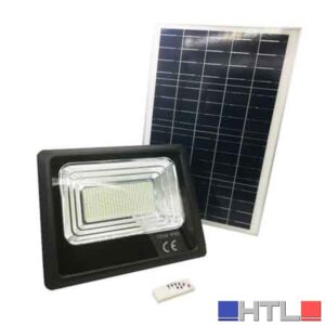 PROIETTORE A LED CON PANNELLO SOLARE 100W (Eq. 20 W)- 6000K
