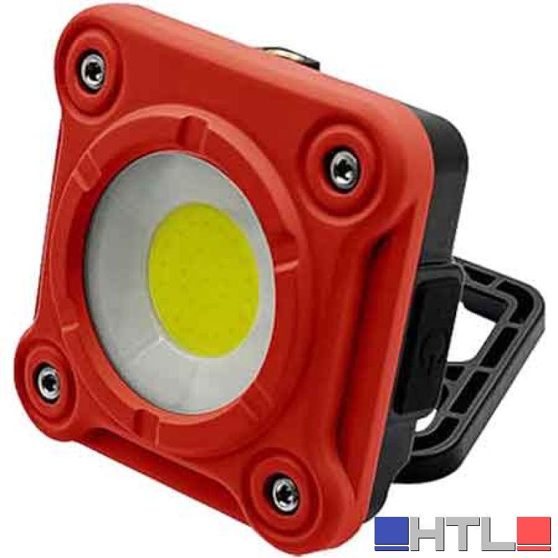 PROIETTORE A LED PORTATILE RICARICABILE MINI 'IR824' 10 W - 1000Lm - 6000K