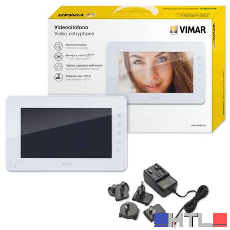 MONITOR PER VIDEOCITOFONO VIMAR Mod. 'K42912', Schermo 7" - Per codice 6888902