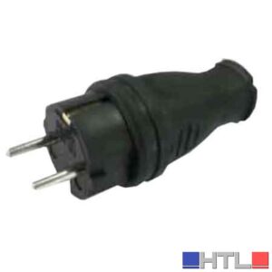 SPINA MOBILE SCHUKO 16A IN GOMMA CARDINALE 2P+T