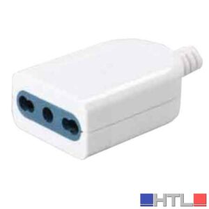 PRESA MOBILE 10/16A CARDINALE 2P+T