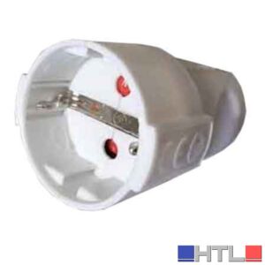 PRESA MOBILE SCHUKO 16A CARDINALE 2P+T