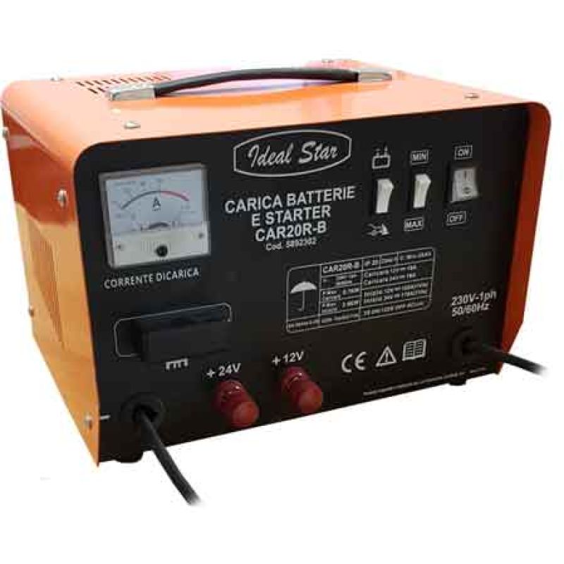 CARICABATTERIA 'CAR 20 R-B' CARDINALE Funzione Starter - Tensione 12/24 V - immagine 2