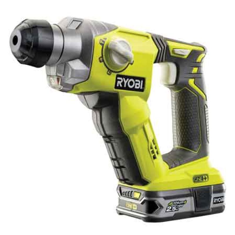TASSELLATORE SDS-PLUS A BATTERIA 'R18SDS-125S' RYOBI 18V 2,5Ah - immagine 2