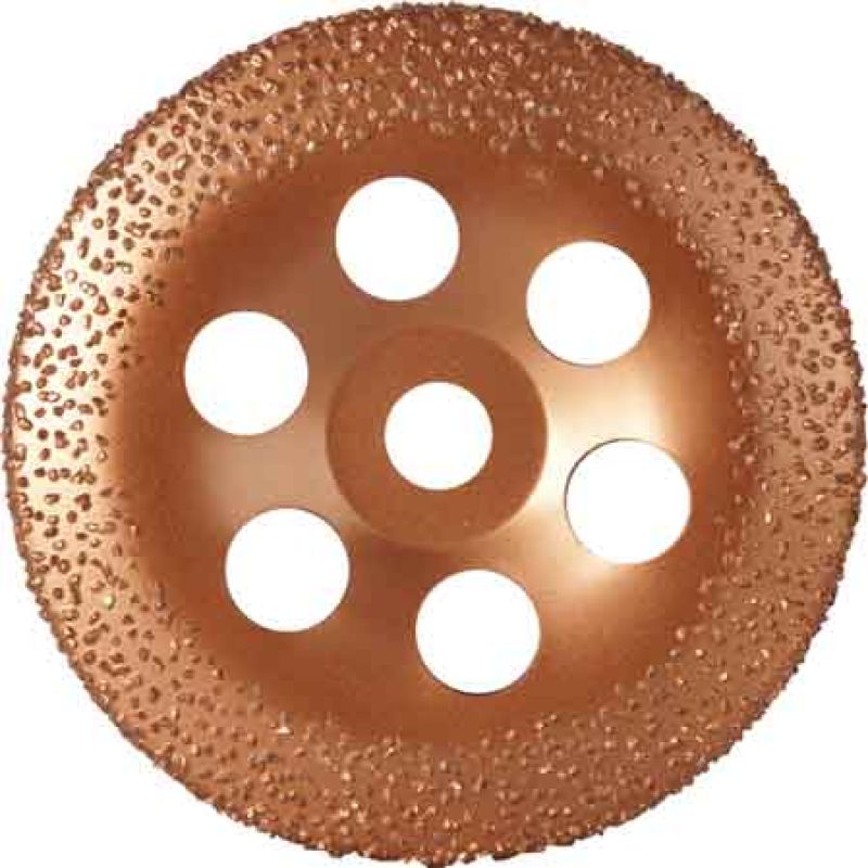 DISCO ABRASIVO 'CARBIDE' Ø 115x22 mm - grana media - immagine 2
