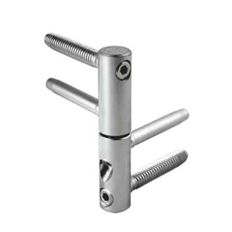 CERNIERA '3D' AGB Ø 14 mm - Bronzata (Confezione da 12 pezzi) - immagine 2