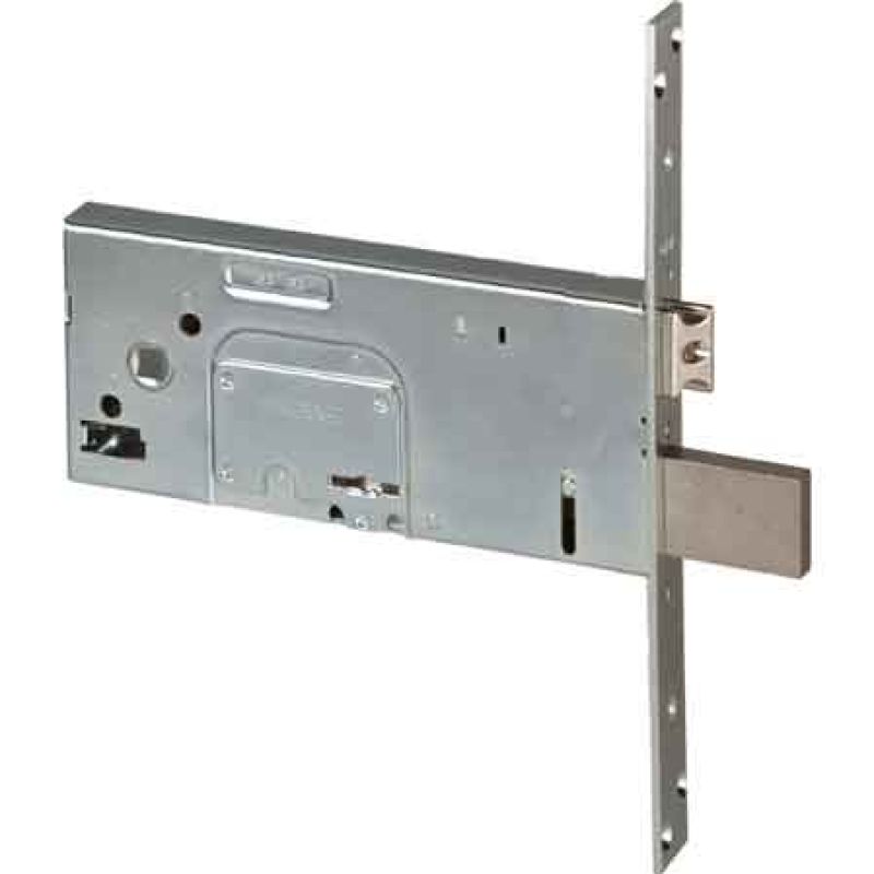 SERRATURA DOPPIA MAPPA PER PORTE ALLUMINIO DA FASCIA ART. 57353 CISA E90 - scatola 185x78 mm - immagine 2
