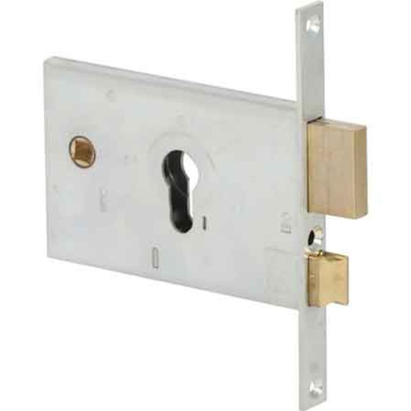 SERRATURA DA INFIRALE A CILINDRO EUROPEO PER FASCE ART. 44120 CISA E58 - Frontale mm 16 - immagine 2