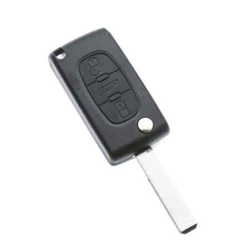 GUSCIO PER CHIAVE AUTO CITROEN/LANCIA/PEUGEOT 'CHU83BRS8' 3 Bottoni - immagine 2