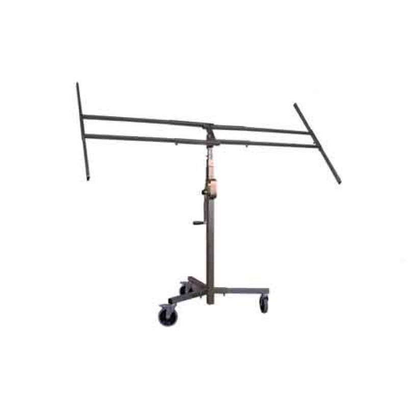 ALZALASTRE TELESCOPICO A CREMAGLIERA CON RUOTE 110x76 cm - 153h - immagine 2