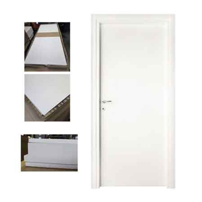 PORTA BATTENTE REVERSIBILE BIANCO EFFETTO LISCIO 900x2100h mm - immagine 2