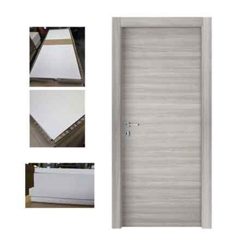 PORTA BATTENTE REVERSIBILE OLMO GRIGIO EFFETTO VENATO 600x2100h mm - immagine 2