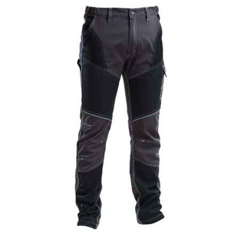 PANTALONE DA LAVORO STRETCH GRIGIO Tg. L (52-54) - immagine 2