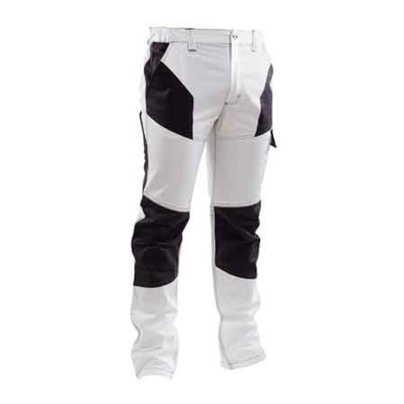 PANTALONE DA LAVORO STRETCH BIANCO/GRIGIO Tg. L (52-54) - immagine 2