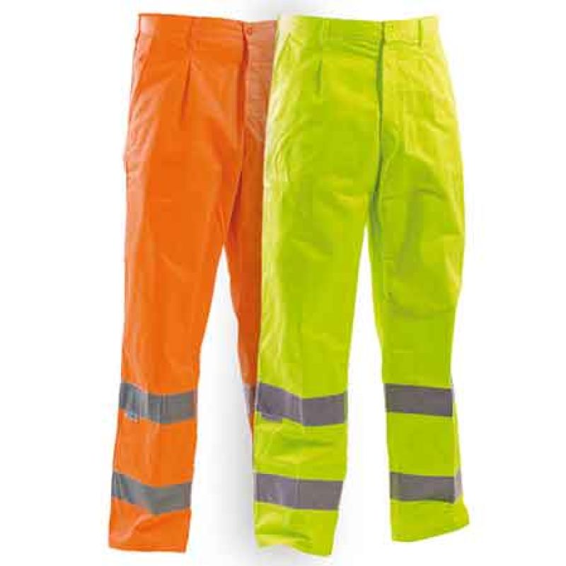PANTALONE ALTA VISIBILITA' Tg. XXL - Colore Arancio - immagine 2