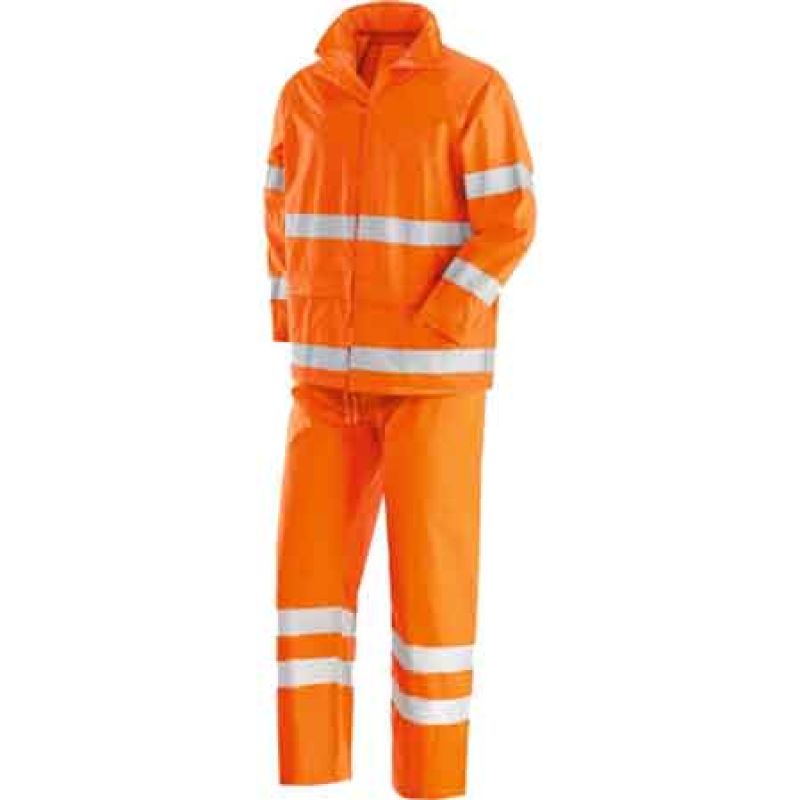 COMPLETO GIACCA E PANTALONE ALTA VISIBILITA' Tg. XL - immagine 2