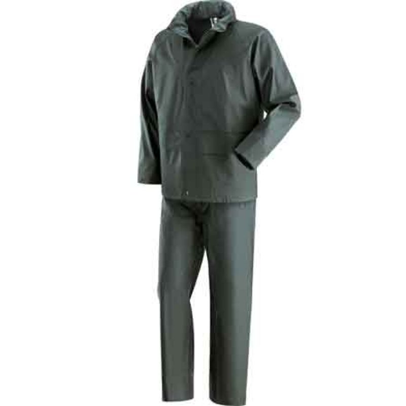 COMPLETO GIACCA E PANTALONE IMPERMEABILE 'IGUAZU' Tg. M - Colore Verde - immagine 2