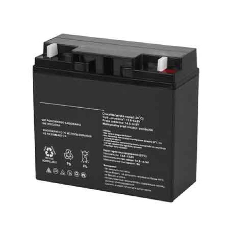 BATTERIA PER FALCIATRICI E TRATTORINI 20Ah Dx - spunto 275A - mm 186x82x171h - immagine 2