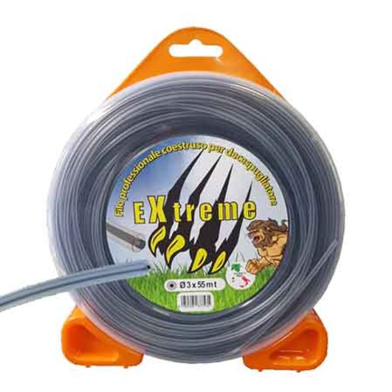 FILO PER DECESPUGLIATORE PROFESSIONALE CO-ESTRUSO QUADRO 'EXTREME' 3,0 mm x 15 mt - immagine 2