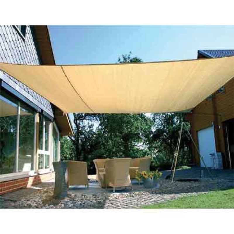 VELA OMBREGGIANTE QUADRATA CARDINALE 5x5 mt - immagine 2