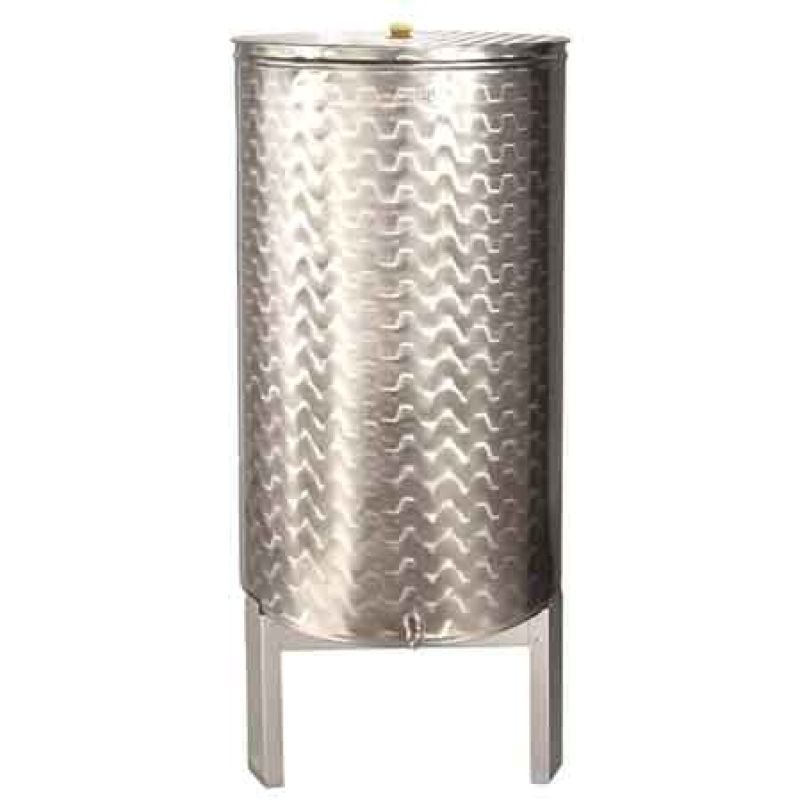 CONTENITORE PER ALIMENTI 150 lt - Ø 510 mm x 750h - foro 1/2" - immagine 2