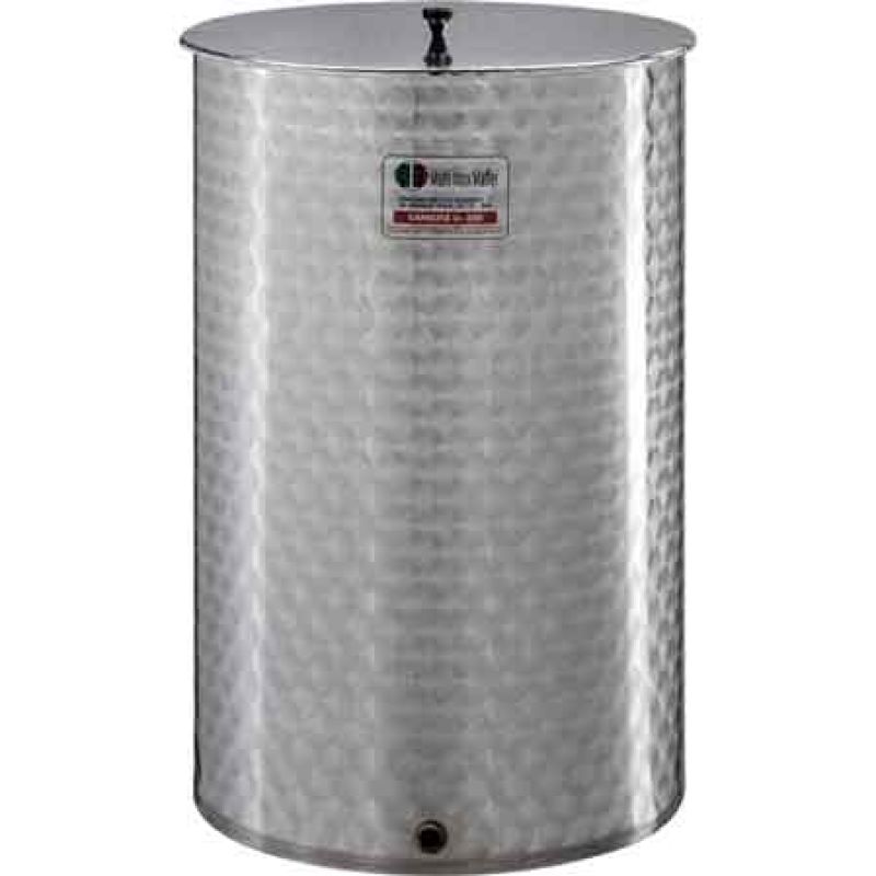CONTENITORE PER ALIMENTI MINOX 800 lt - Ø 970 mm x 1210h - foro 1" - immagine 2
