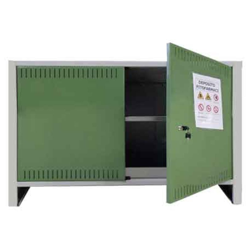 ARMADIO FITOFARMACI BASSO 400x1000x80 (PxLxH) mm - immagine 2