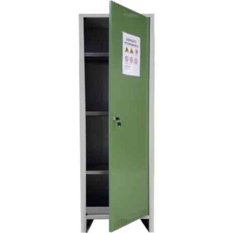 ARMADIO FITOFARMACI ALTO 1 ANTA 400x500x1795 (PxLxH) mm - immagine 2