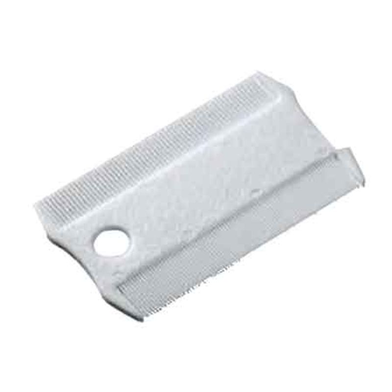 PETTINE ANTIPULCI DOPPIO PER CANI E GATTI cm 8,5x5,2x0,3h - immagine 2
