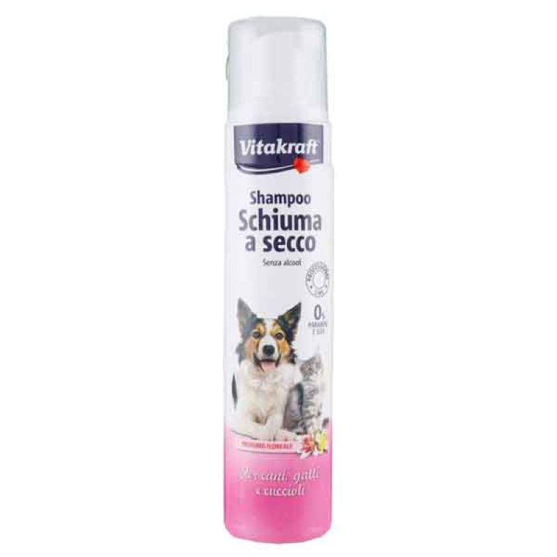 SHAMPOO SCHIUMA A SECCO PER CANI E GATTI VITAKRAFT 200 ml - immagine 2