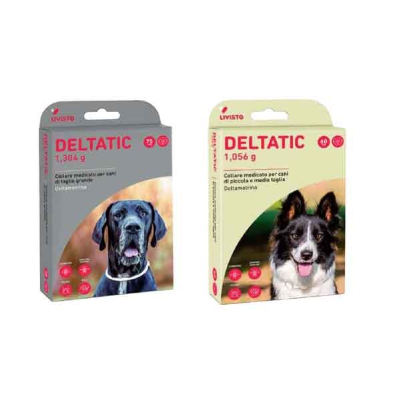 COLLARE ANTIPARASSITARIO 'DELTATIC' LIVISTO 75 cm - Per cani taglia grande - immagine 2