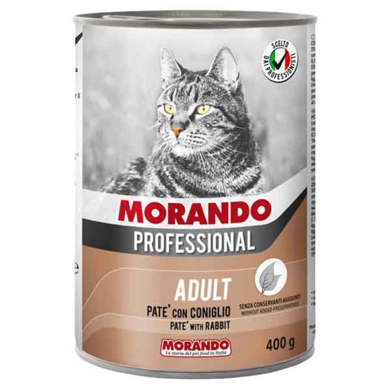 PATE' PER GATTI MORANDO 400 gr, Gusto agnello - Per gatti adulti (Confezione da 24 pezzi) - immagine 2