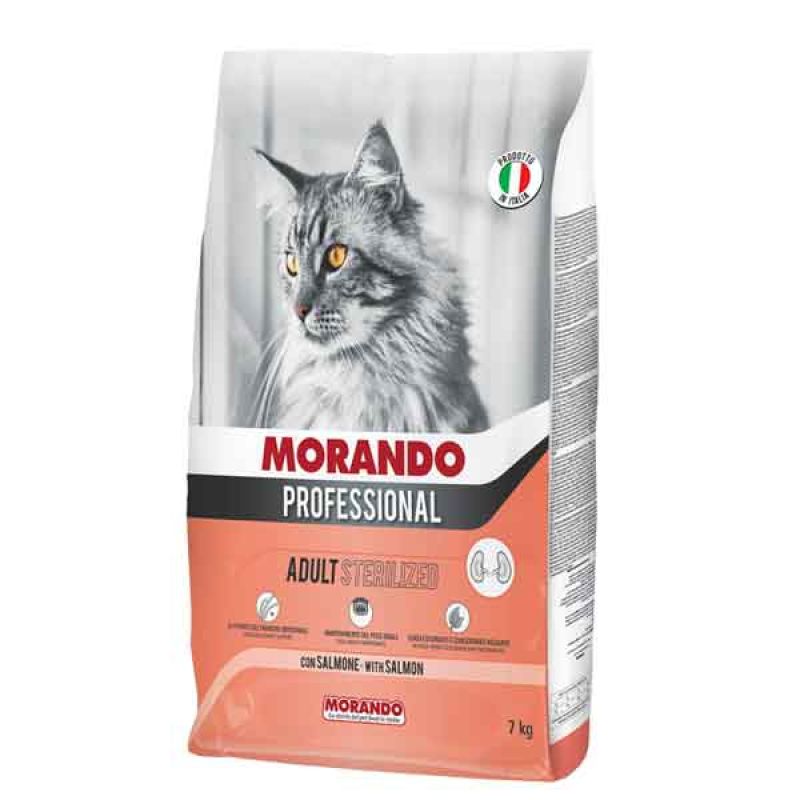 CROCCANTINI PER GATTI STERILIZZATI MORANDO 7 Kg, Gusto pollo e vitello - Per gatti adulti - immagine 2