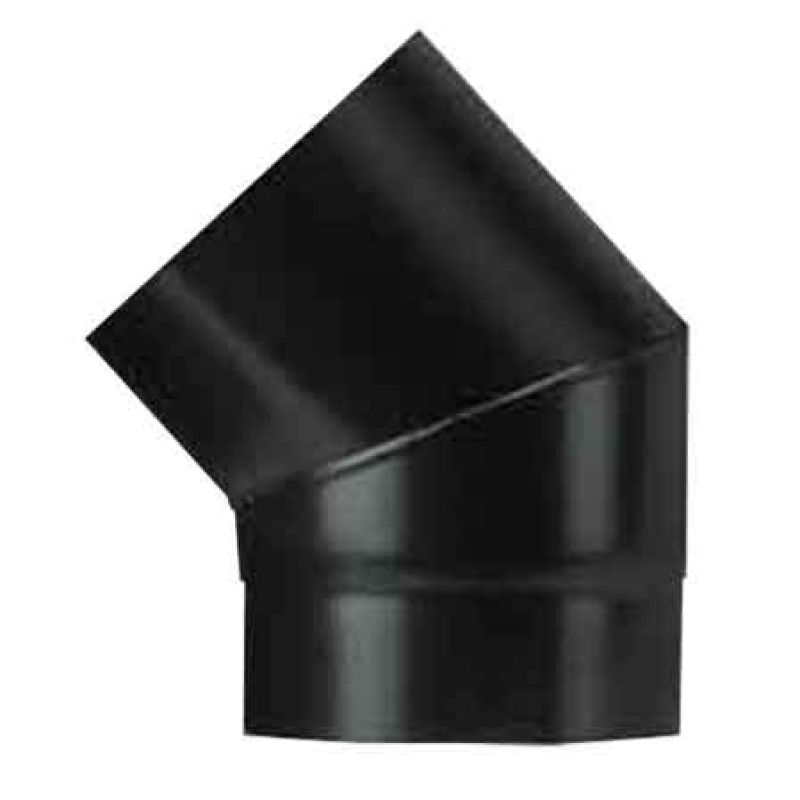 GOMITO A 45° PER STUFA A LEGNA 'PLUS LIGHT' Ø 120 mm - immagine 2