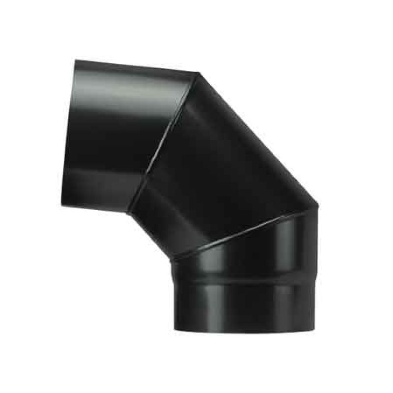 GOMITO A 90° PER STUFA A LEGNA 'PLUS LIGHT' Ø 120 mm - immagine 2