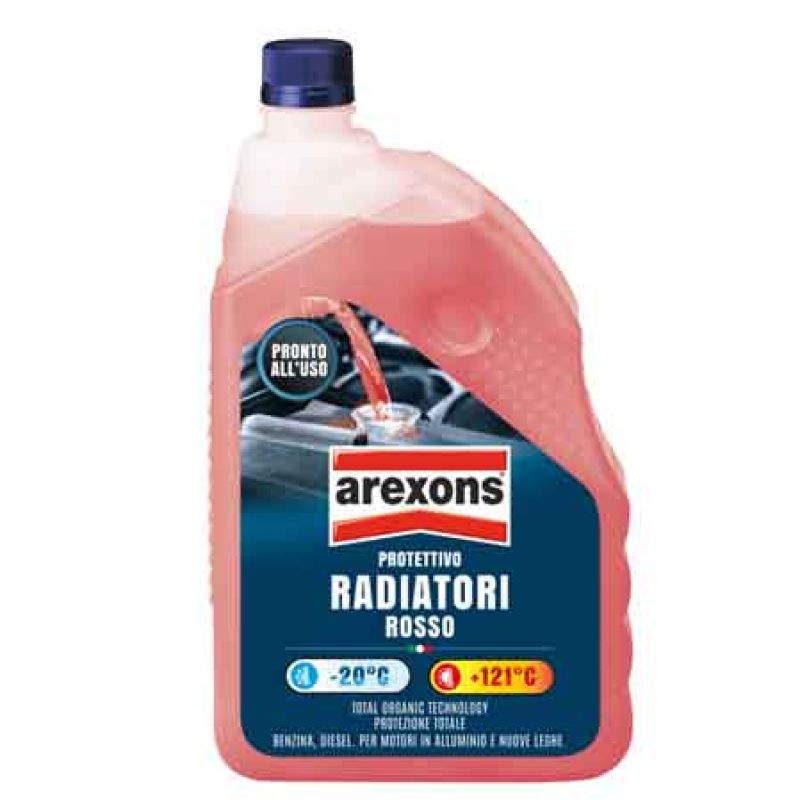 LIQUIDO RADIATORI PRONTO ALL'USO ROSSO AREXONS 2 lt - immagine 2