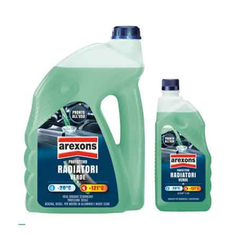 LIQUIDO RADIATORI PRONTO ALL'USO VERDE AREXONS 4 lt - immagine 2
