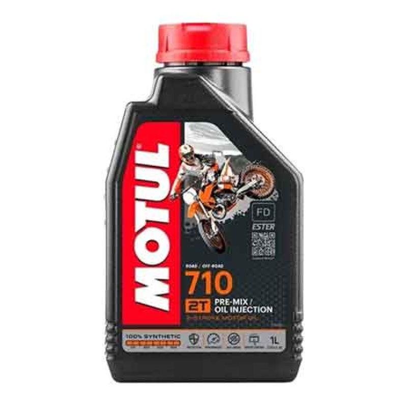 LUBRIFICANTE MOTO '710' 2 TEMPI MOTUL 1 lt - immagine 2