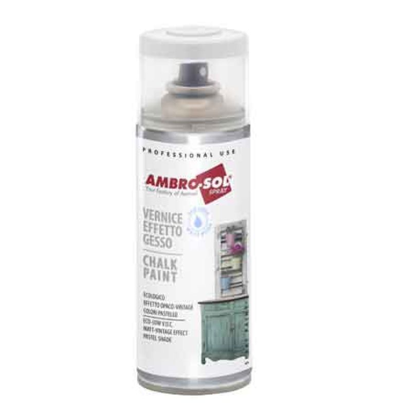 BOMBOLETTA SPRAY EFFETTO GESSO AMBROSOL 400 ml Azzurro acquamarina (Confezione da 6 pezzi) - immagine 2