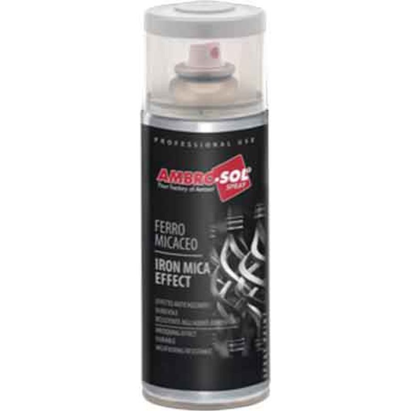 BOMBOLETTA SPRAY FERROMICACEO AMBROSOL 400 ml Argento (Confezione da 6 pezzi) - immagine 2