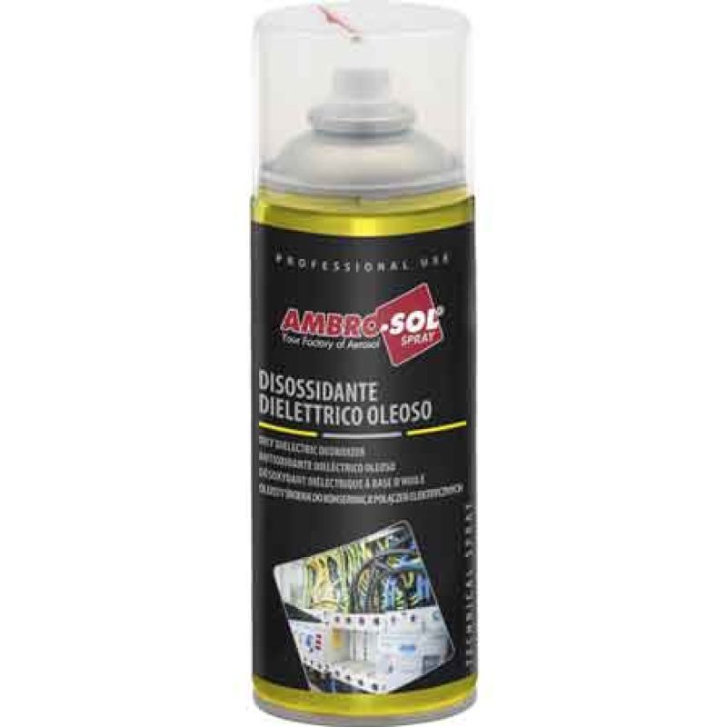 DISOSSIDANTE OLEOSO PER CONTATTI ELETTRICI AMBROSOL 400 ml - immagine 2