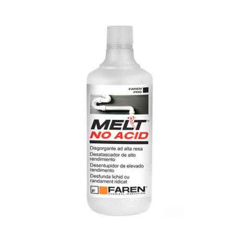 DISGORGANTE TUBATURE 'MELT NO ACID' 1 lt - immagine 2