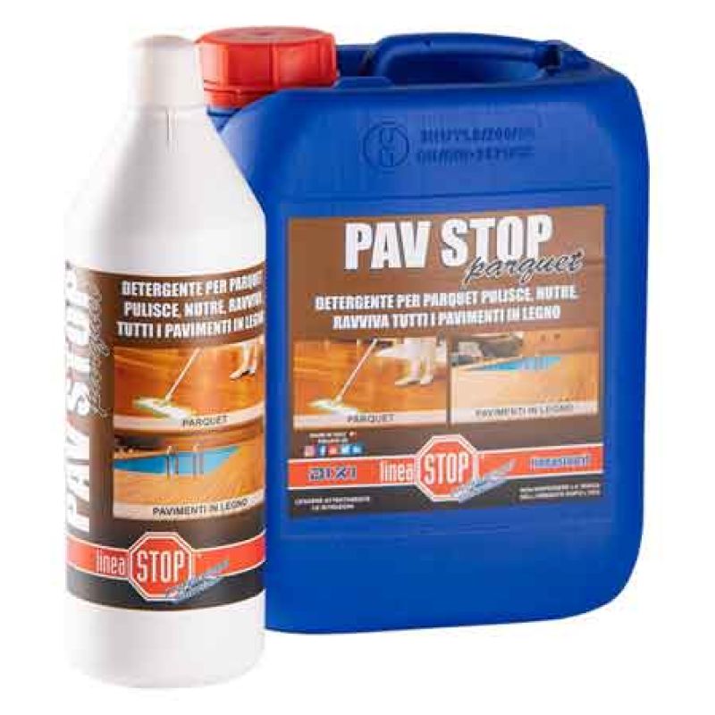 DETERGENTE PROFUMATO PER PARQUET 'PAV STOP PARQUET' 1 lt - immagine 2