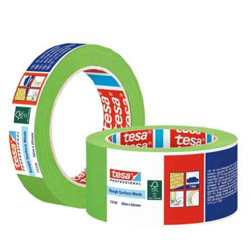 NASTRO PER MASCHERATURE PROFESSIONALE '74338' mm 30x50 mt (Confezione da 10 pezzi) - immagine 2
